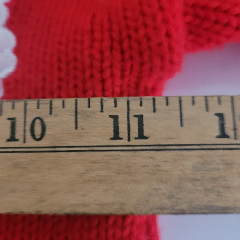 Pride N Joy Vintage Christmas Cardigan Sweater Red Size 18 Months